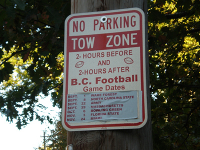 Parking Ban